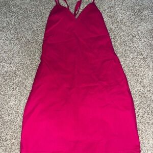 by the way. Fuchsia Strappy Dress